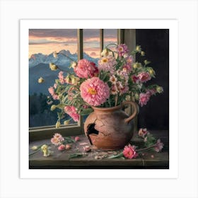 Flowers In A Vase 1 Art Print