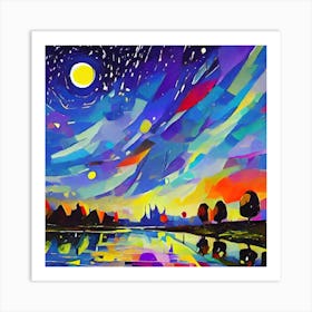 Night Sky 1 Art Print