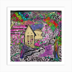 House In The Woods Art Print