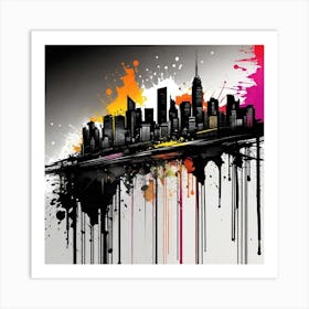 New York City Skyline 73 Art Print