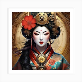 Geisha 155 Art Print
