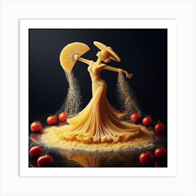 Spaghetti Dancer 5 Art Print