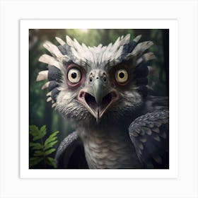 Eagle In The Forest Art Print