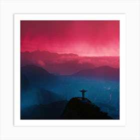 Sunset In Rio 4 Art Print