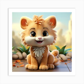 Cute Kitten 3 Art Print