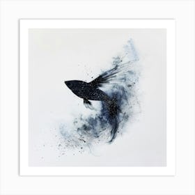 Black Fish Canvas Print Art Print