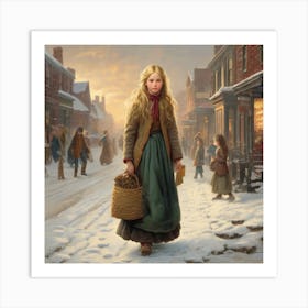 Christmas Carol Art Print