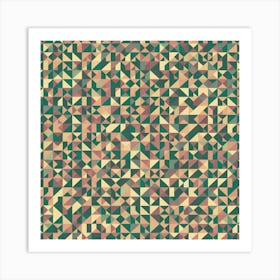 Abstract Geometric Pattern 52 Art Print