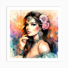 Portrait Artwork 110 Art Print