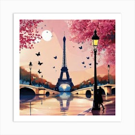 Paris Eiffel Tower 75 Art Print