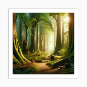 Forest Path Art Print