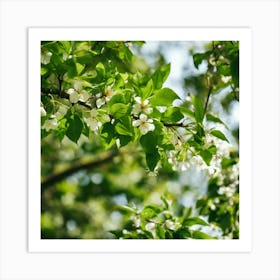 Blossoming Apple Tree Art Print