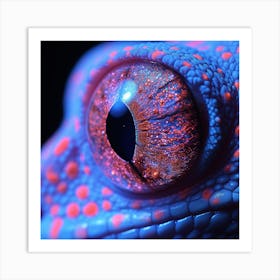 Eye Of A Gecko Art Print