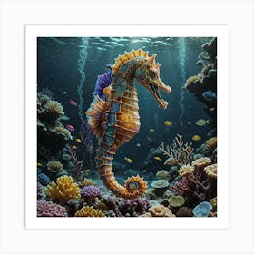 Seahorse 11 Art Print