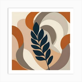 Abstract Of A Leaf 1 Art Print