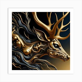 Deer Art 4 Art Print