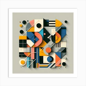 Abstract Geometric Design 2 Art Print