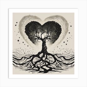 Tree Of Love Art Print