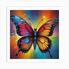 Butterfly Painting 149 Art Print