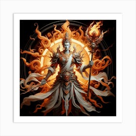 Deity Of Fire Art Print