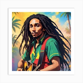 Bob Marley Art Print