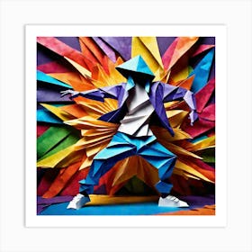 Origami Dancer 105 Art Print