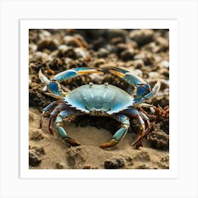 Blue Crab Art Print