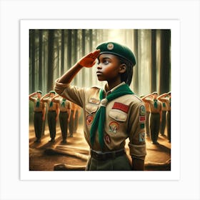 National Girl Scout Day v3 Art Print