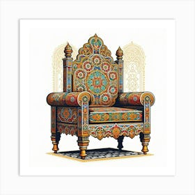 King'S Chair 4 Art Print