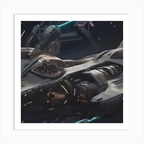 Spaceship 7 Art Print