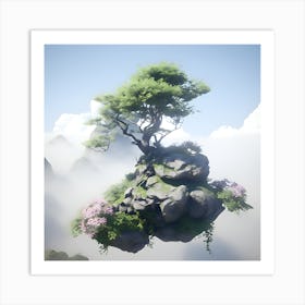 Tree In The Sky Art Print