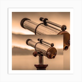 Telescopes Art Print