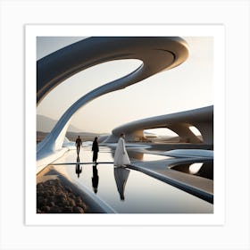 Futuristic Architecture 13 Art Print