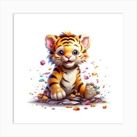 Tiger Cub Art Print