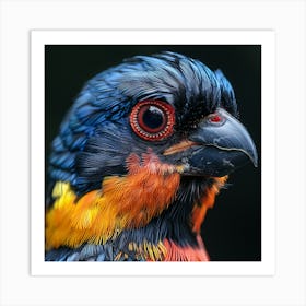 Colorful Parrot 26 Art Print