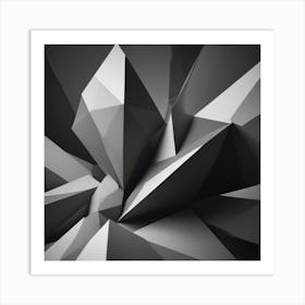 Abstract Polygons Art Print