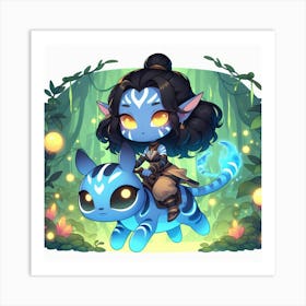 Avatar Character 1 Art Print