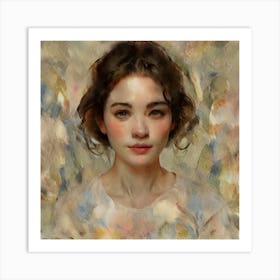 Portrait Of A Young Woman 13 Art Print