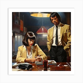 Pulp Fiction Art Print by alfredo Art Print