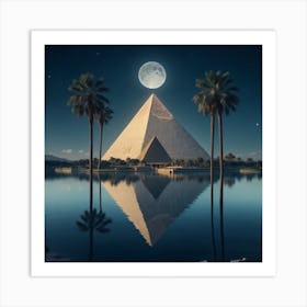 Egyptian Pyramids Art Print