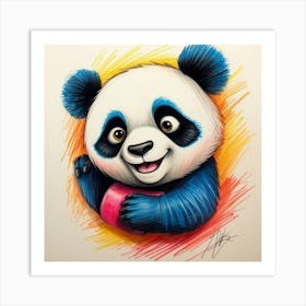 Panda Bear 41 Art Print