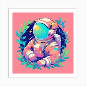 Astronaut In Space 26 Art Print