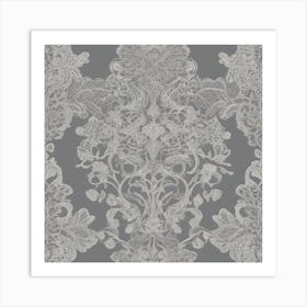 Lace Wallpaper Art Print