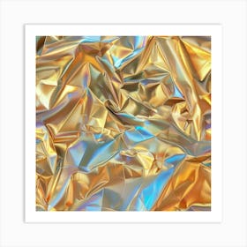 Gold Foil Background 2 Art Print