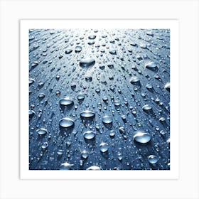 Water Droplets Art Print