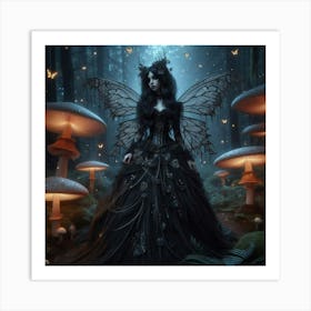 Fairy In The Forest 2 Art Print