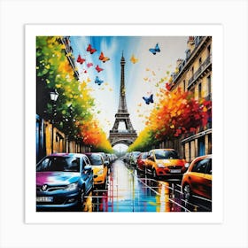 Paris Eiffel Tower 59 Art Print