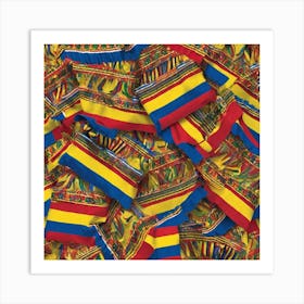 Flag Of Ecuador Art Print