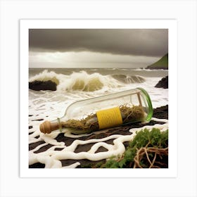 Message In A Bottle 1 Art Print