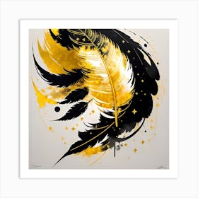 Feather Feather Feather 6 Art Print